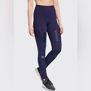 Alo high waist navy moto leggings